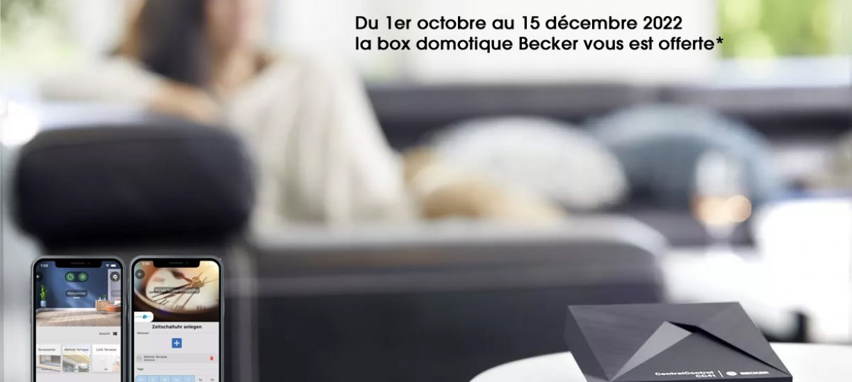 Affiche de promo domotique